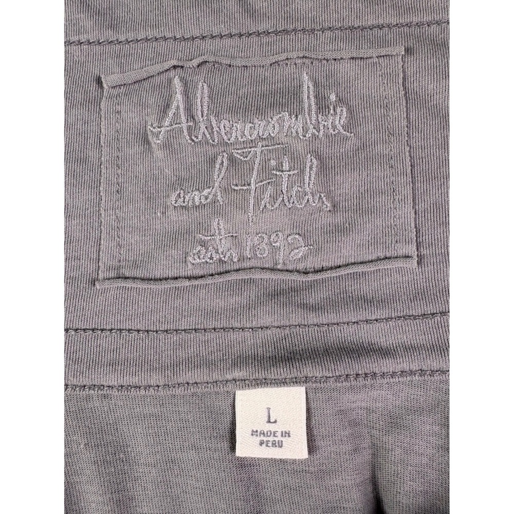 Abercrombie & Fitch Mini Skirt L Gray Pleated Y2K Athleisure Lounge Beach Sporty - Picture 3 of 6